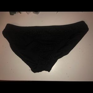 Black swimsuit bottoms